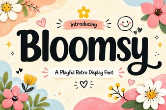 Bloomsy Font for Elegant Graphic Design Projects