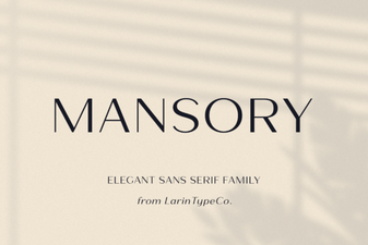 Designing Your Project with Mansory Font