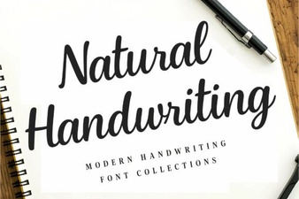 Creative Projects with Natural Handwriting Fonts