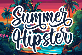Fresh Summer Typography for Modern Projects